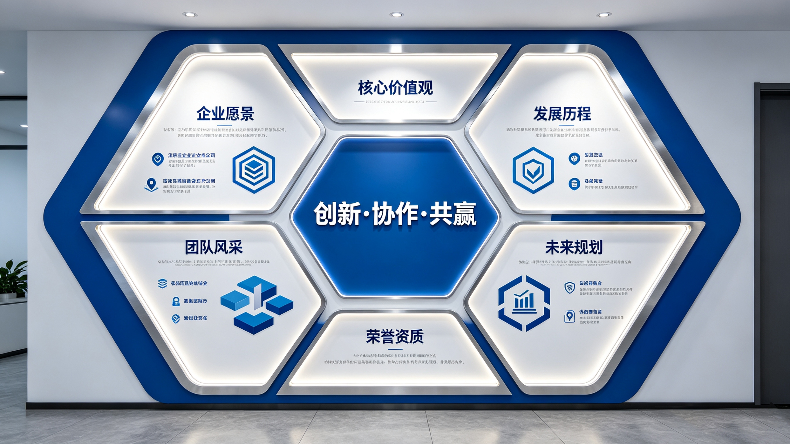 金秀企业文化墙六边形避坑指南（新手常犯5个错误）